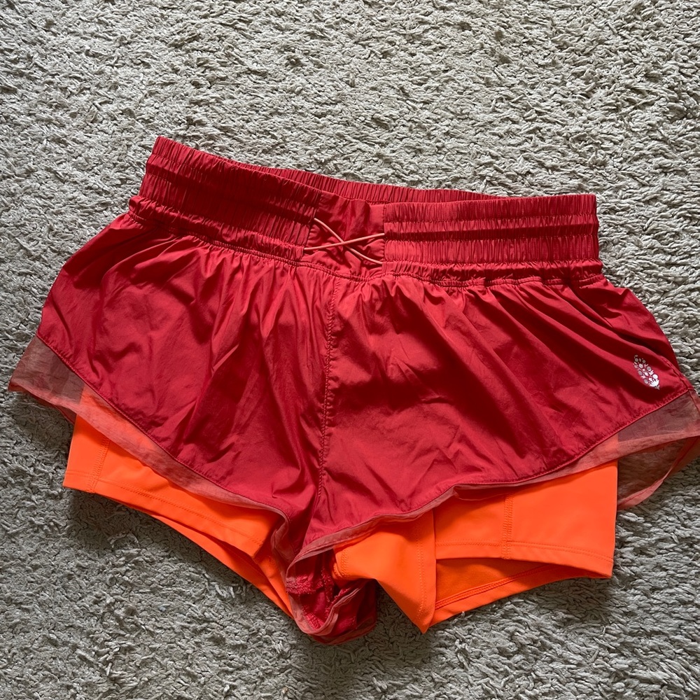 Free people workout running shorts